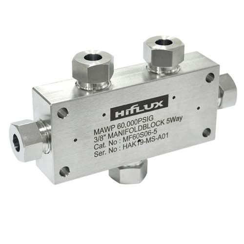 _HIFLUX_ High Pressure Manifold block _ 4way 5way 6way